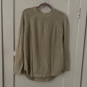 RD Style Women's Beige Crew Neck Sweater